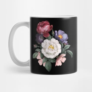 Vintage Roses and Peonies Flower Cute Gardener Botanist Gardening Mug